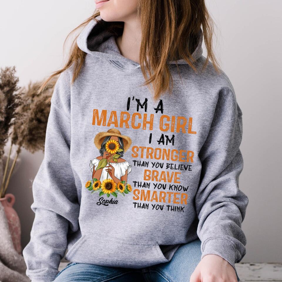 March Birthday Shirt, Custom Birthday Shirt, Queens Born In March, March Birthday Gifts, March shirts for Woman