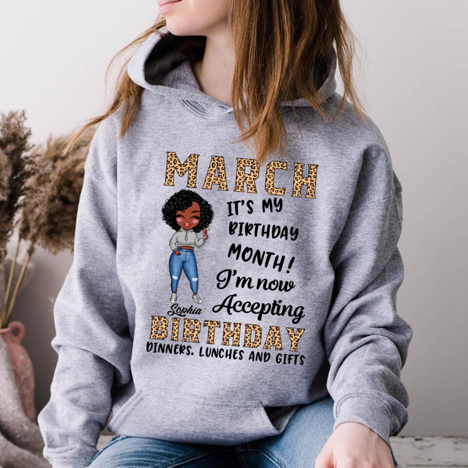 March Birthday Shirt, Custom Birthday Shirt, Queens Born In March, March Birthday Gifts, March shirts for Woman