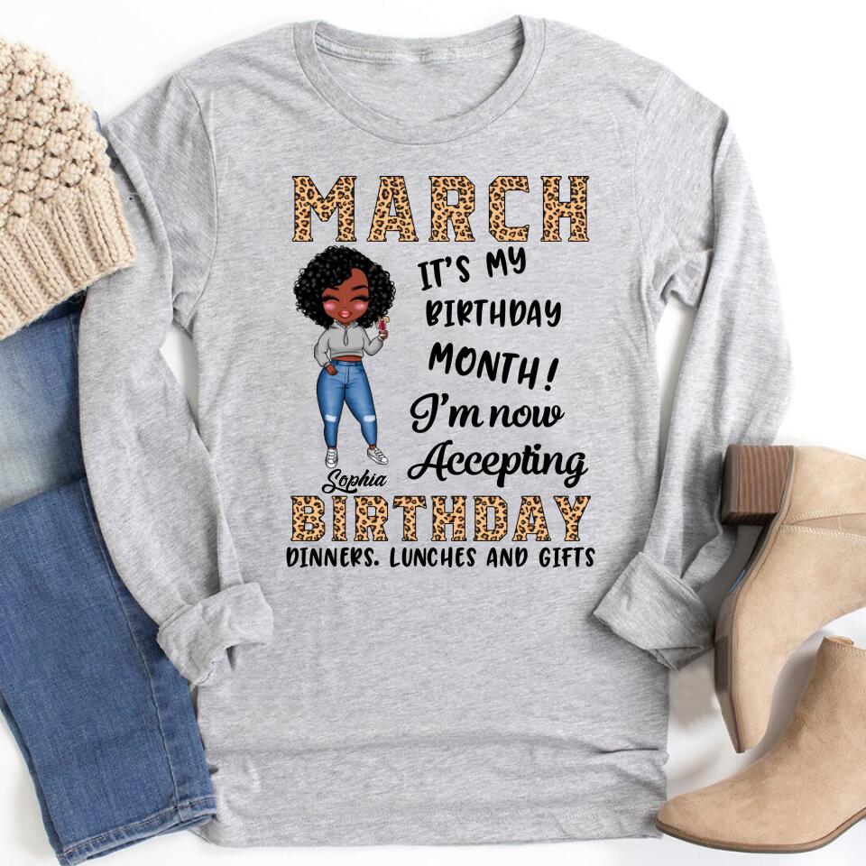 March Birthday Shirt, Custom Birthday Shirt, Queens Born In March, March Birthday Gifts, March shirts for Woman