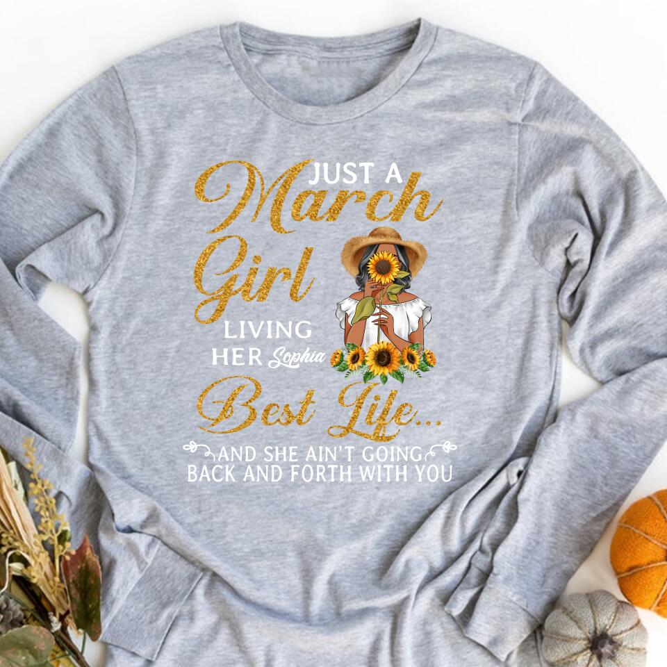 March Birthday Shirt, Custom Birthday Shirt, Queens Born In March, March Birthday Gifts, March shirts for Woman