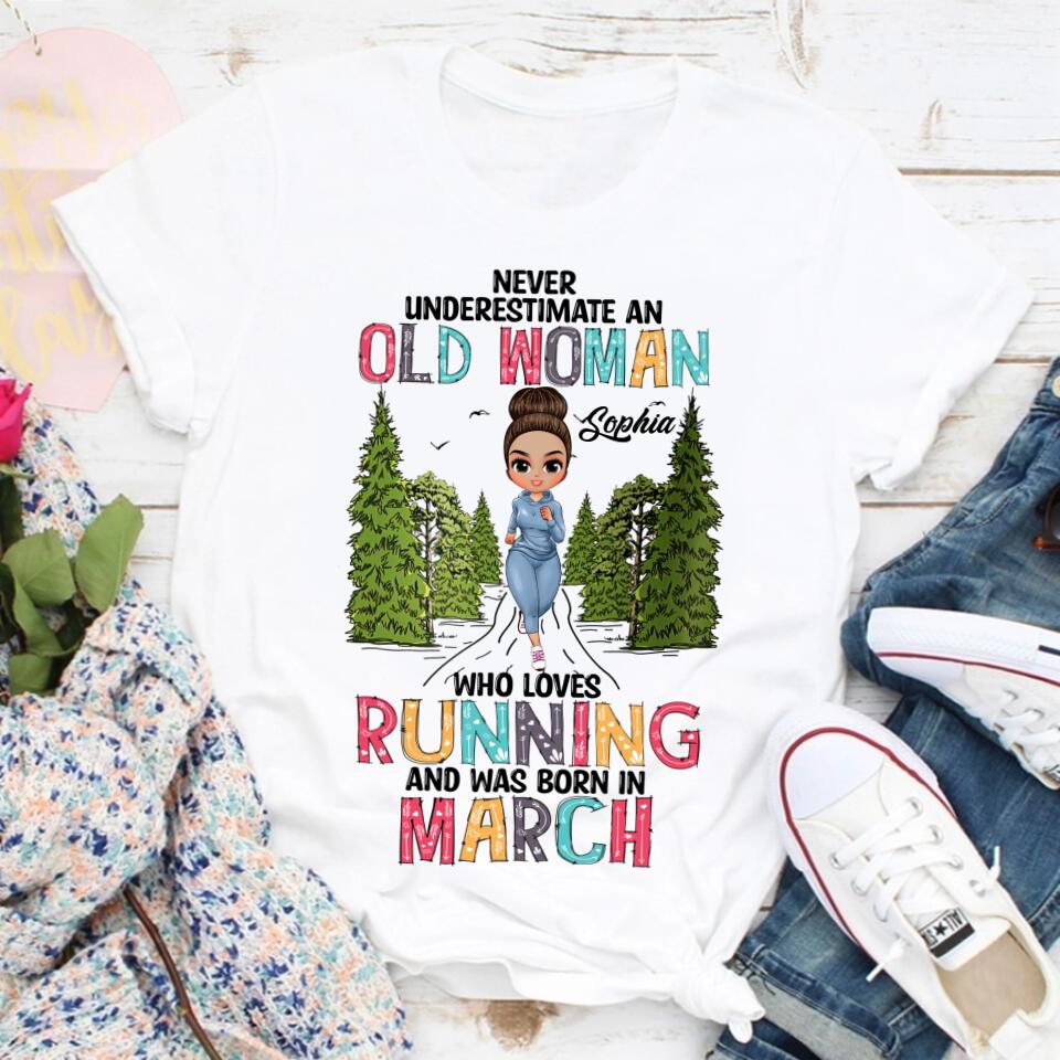 March Birthday Shirt, Custom Birthday Shirt, Queens Born In March, March Birthday Gifts, March Shirts For Woman, Custom Running Shirts, Birthday Running Shirt