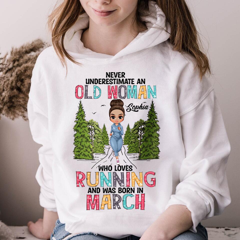 March Birthday Shirt, Custom Birthday Shirt, Queens Born In March, March Birthday Gifts, March Shirts For Woman, Custom Running Shirts, Birthday Running Shirt