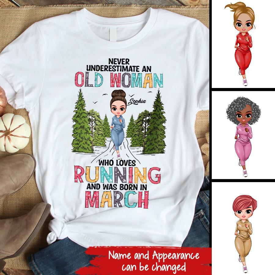March Birthday Shirt, Custom Birthday Shirt, Queens Born In March, March Birthday Gifts, March Shirts For Woman, Custom Running Shirts, Birthday Running Shirt