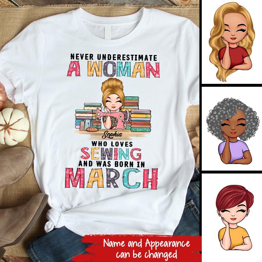 March Birthday Shirts, Custom Birthday Shirt, A Queen Was Born In March, March Birthday Gifts, March Birthday Shirts For Women