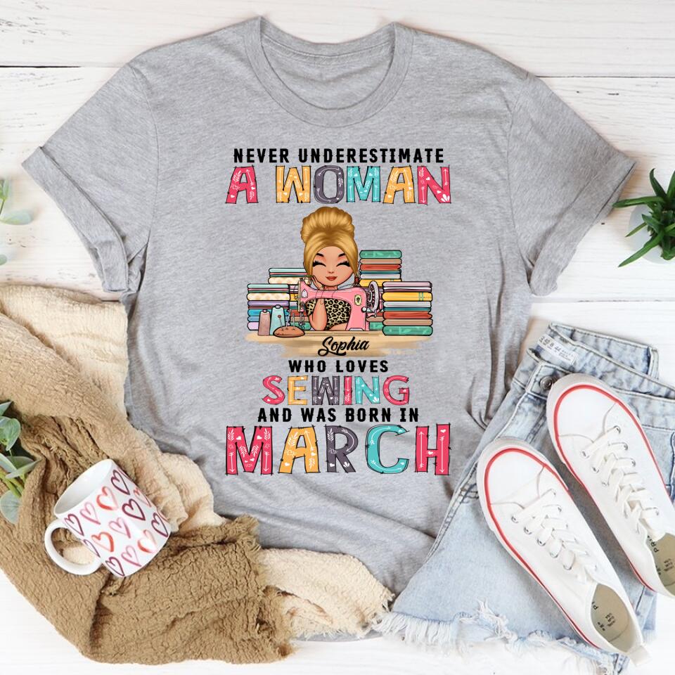 March Birthday Shirts, Custom Birthday Shirt, A Queen Was Born In March, March Birthday Gifts, March Birthday Shirts For Women