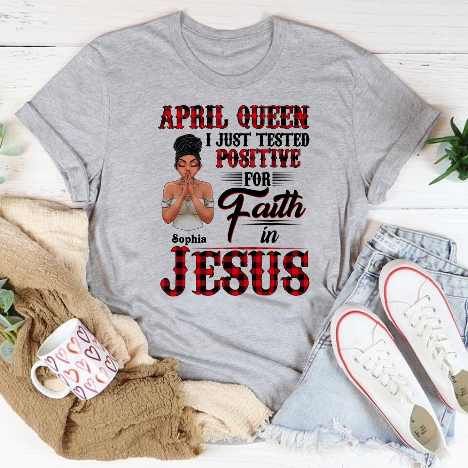 April Birthday Shirt, Custom Birthday Shirt, Queens Born In April, April Birthday Gifts, April shirts for Woman