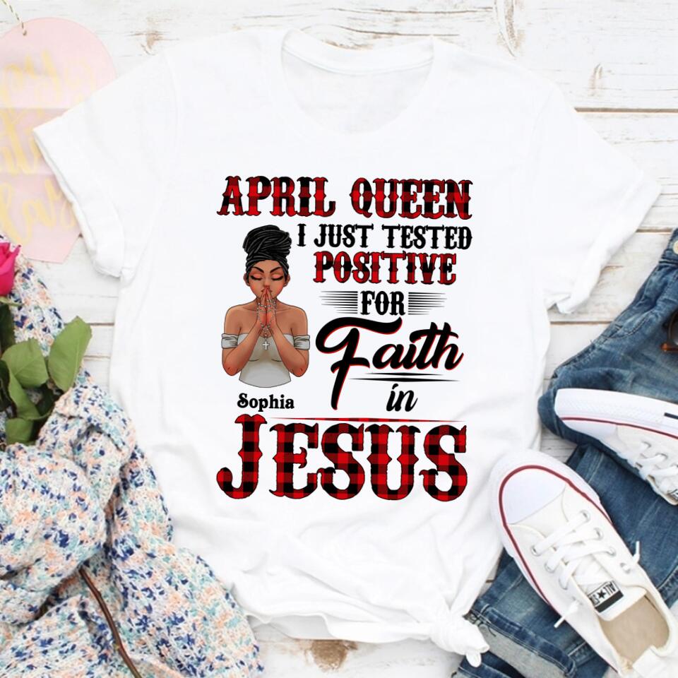 April Birthday Shirt, Custom Birthday Shirt, Queens Born In April, April Birthday Gifts, April shirts for Woman