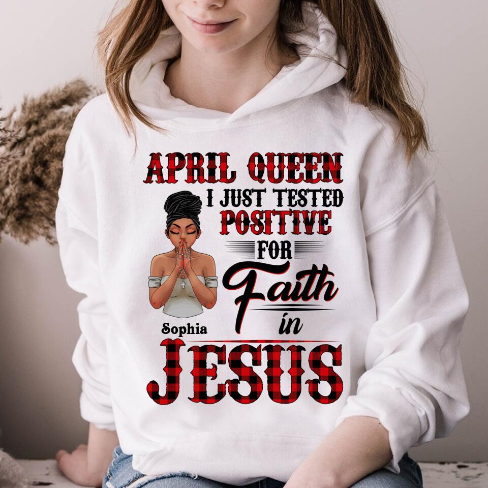 April Birthday Shirt, Custom Birthday Shirt, Queens Born In April, April Birthday Gifts, April shirts for Woman