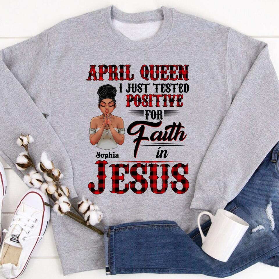 April Birthday Shirt, Custom Birthday Shirt, Queens Born In April, April Birthday Gifts, April shirts for Woman