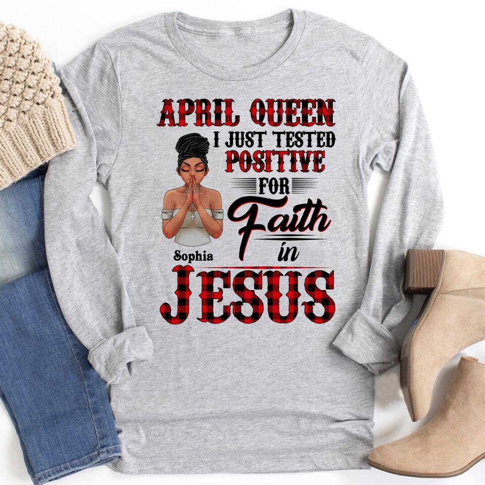 April Birthday Shirt, Custom Birthday Shirt, Queens Born In April, April Birthday Gifts, April shirts for Woman