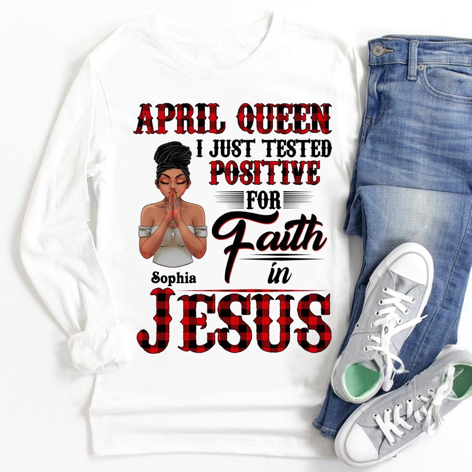 April Birthday Shirt, Custom Birthday Shirt, Queens Born In April, April Birthday Gifts, April shirts for Woman