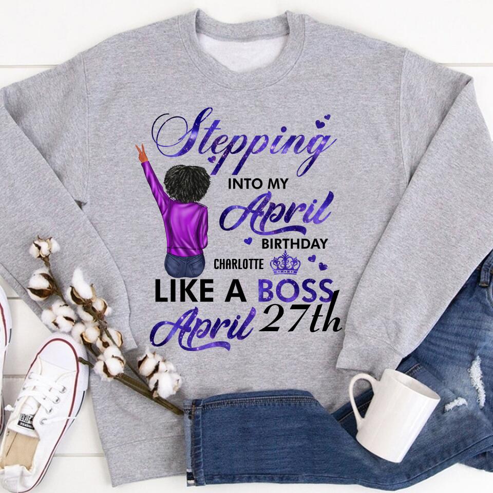 April Birthday Shirt, Custom Birthday Shirt, Queens Born In April, April Birthday Gifts, April shirts for Woman