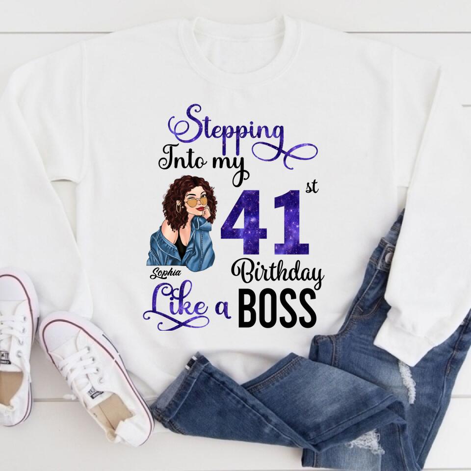 41st Birthday Shirts, Custom Birthday Shirts, Turning 41 Shirt, Gifts for Women Turning 41, 41 and Fabulous Shirt, 1984 Shirt, 41st Birthday Shirts for her, Stepping into my 41st Birthday Like a Boss