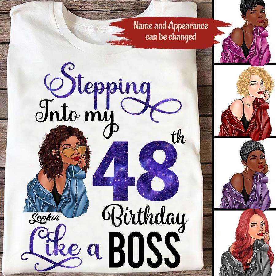 48th Birthday Shirts, Custom Birthday Shirts, Turning 48 Shirt, Gifts For Women Turning 48, 48 And Fabulous Shirt, 1974 Shirt, 47th Birthday Shirts For Her, It's My 48 Birthday - HCT