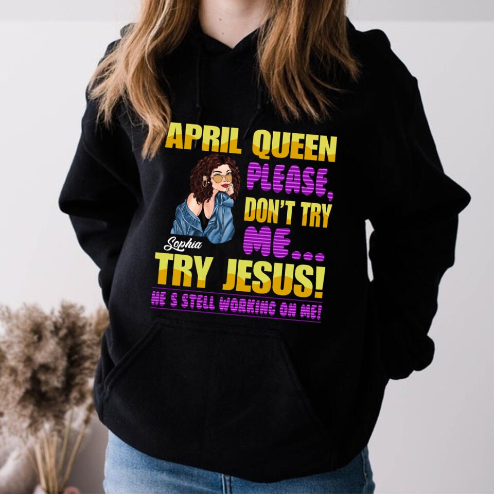 April Birthday Shirt, Custom Birthday Shirt, Queens Born In April, April Birthday Gifts, April shirts for Woman