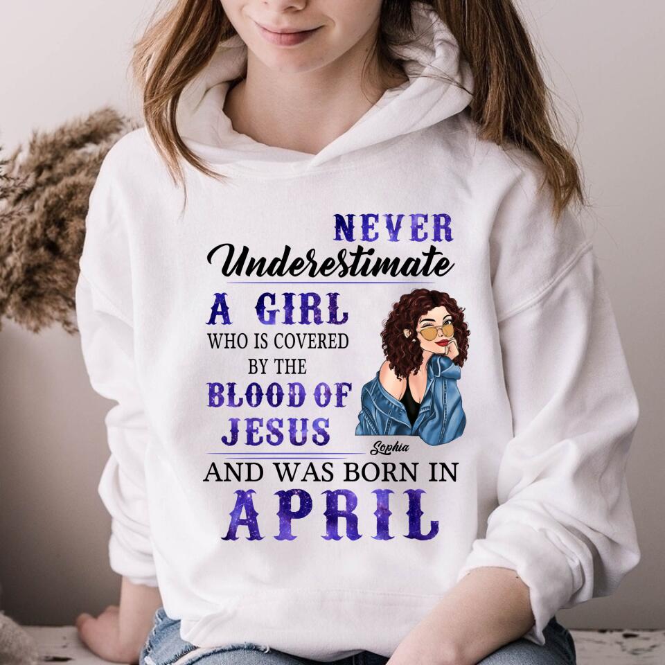 April Birthday Shirt, Custom Birthday Shirt, Queens Born In April, April Birthday Gifts, April shirts for Woman