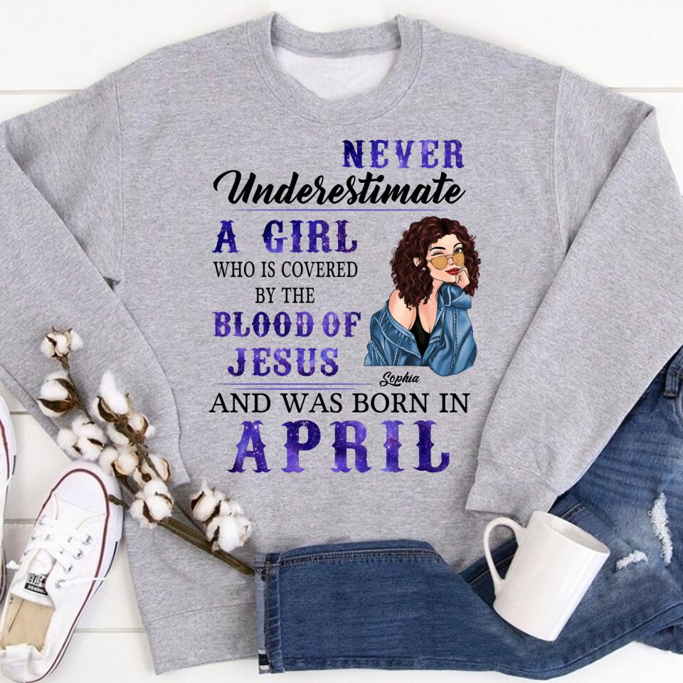 April Birthday Shirt, Custom Birthday Shirt, Queens Born In April, April Birthday Gifts, April shirts for Woman