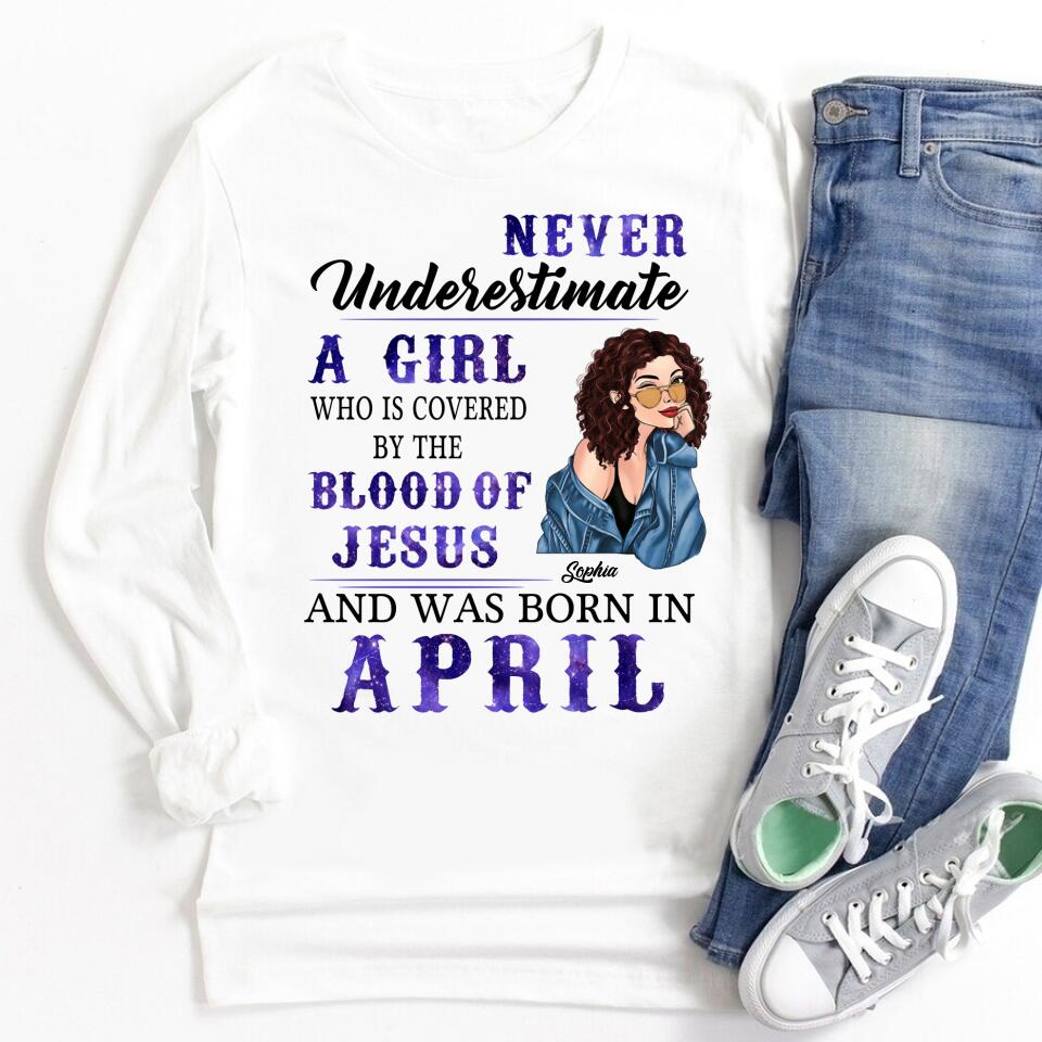 April Birthday Shirt, Custom Birthday Shirt, Queens Born In April, April Birthday Gifts, April shirts for Woman
