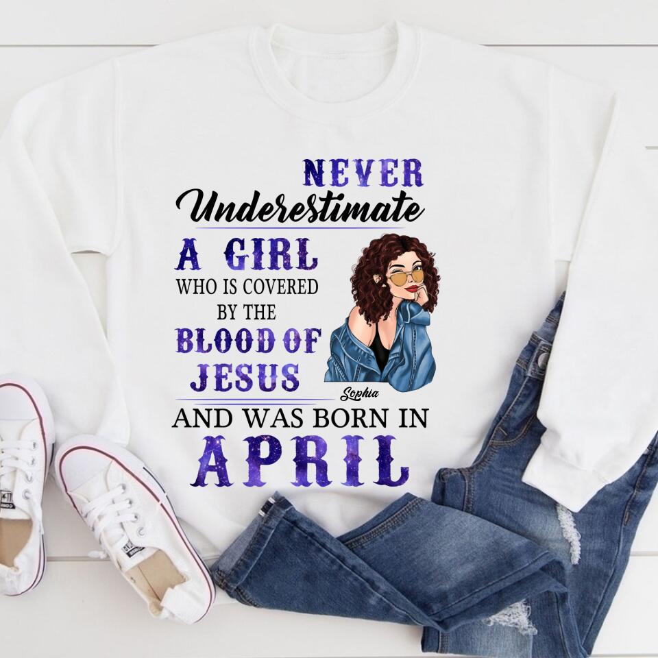 April Birthday Shirt, Custom Birthday Shirt, Queens Born In April, April Birthday Gifts, April shirts for Woman