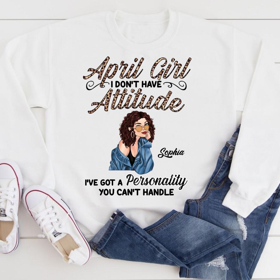 April Birthday Shirt, Custom Birthday Shirt, Queens Born In April, April Birthday Gifts, April shirts for Woman