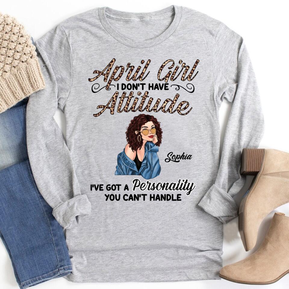 April Birthday Shirt, Custom Birthday Shirt, Queens Born In April, April Birthday Gifts, April shirts for Woman