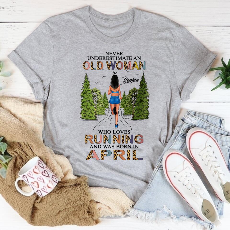 April Birthday Shirt, Custom Birthday Shirt, Queens Born In April, April Birthday Gifts, April shirts for Woman, Custom running shirts, Birthday running shirt