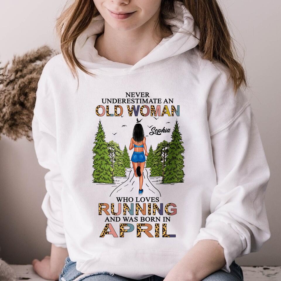 April Birthday Shirt, Custom Birthday Shirt, Queens Born In April, April Birthday Gifts, April shirts for Woman, Custom running shirts, Birthday running shirt