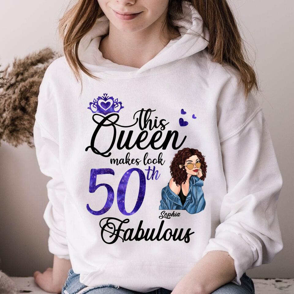 50th Birthday Shirts, Custom Birthday Shirts, Turning 50 Shirt for Women, Turning 50 and Fabulous Shirt, 1973 Shirt, Best Gifts for Women Turning 50.