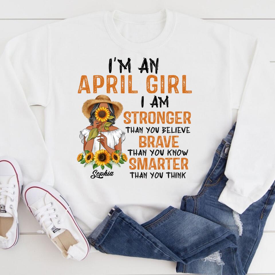 April Birthday Shirt, Custom Birthday Shirt, Queens Born In April, April Birthday Shirts For Woman, April Birthday Gifts