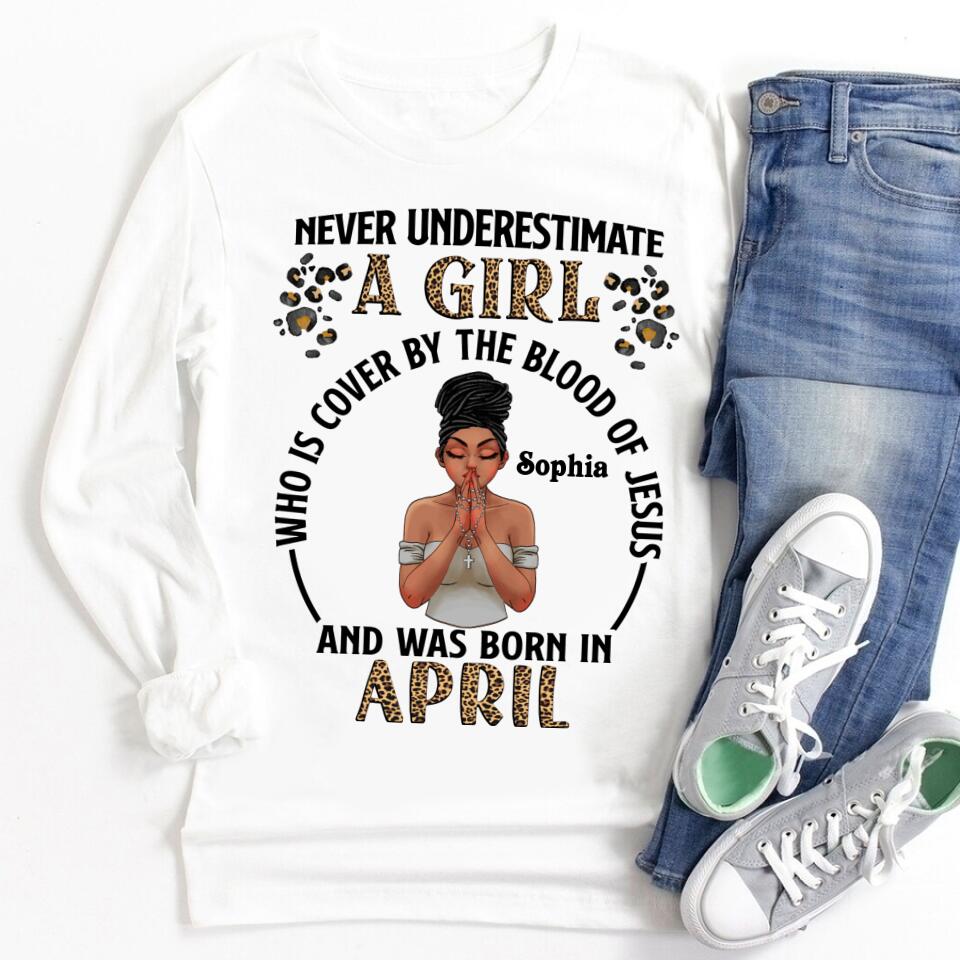 April Birthday Shirt, Custom Birthday Shirt, Queens Born In April, April Birthday Gifts, April shirts for Woman
