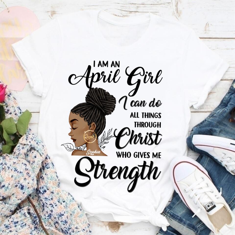 April Birthday Shirt, Custom Birthday Shirt, Queens Born In April, April Birthday Gifts, April shirts for Woman