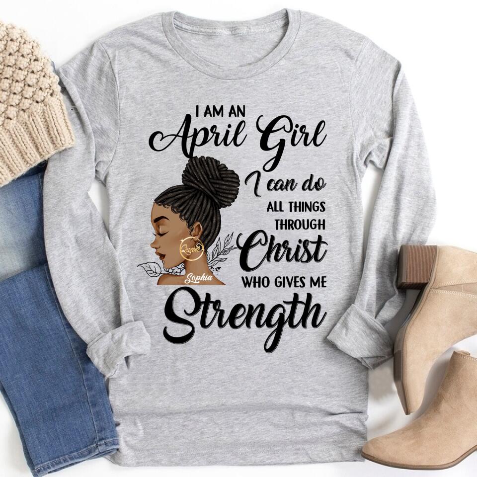 April Birthday Shirt, Custom Birthday Shirt, Queens Born In April, April Birthday Gifts, April shirts for Woman