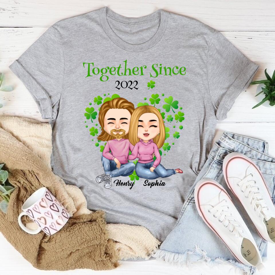 Together Patrick Day Shirt, St. Patricks Day Shirt, Shamrock Lucky Lips, Four Leaf Clover, Shamrock Shirts, Patrick‘s Day, Irish Tshirt