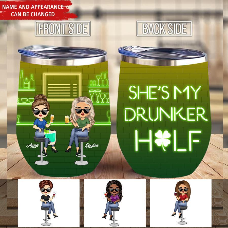 She‘s My Drunker Half, Shamrock, Saint Patrick’s Day, Irish , Funny drinking , St Paddy‘s Day gift, Irish Gift