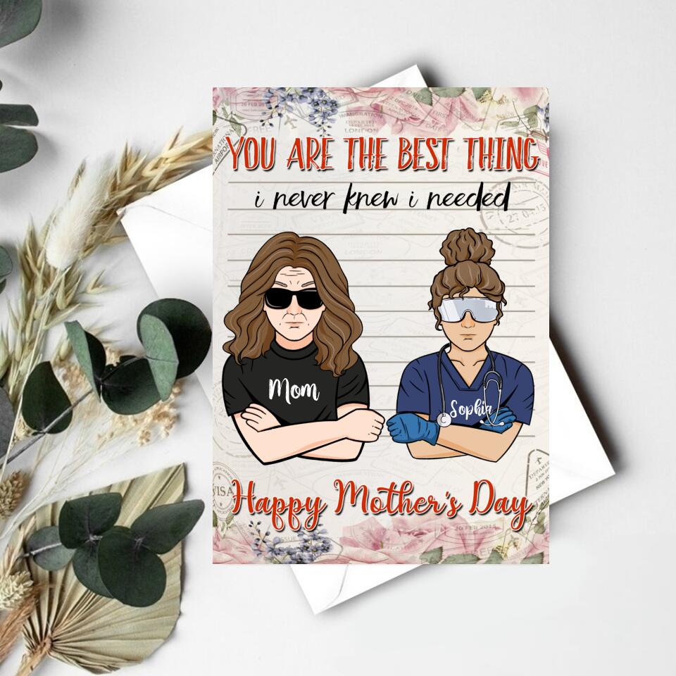 Custom Mothers Day Card - Mothers Day Cards From Daughter - Mother&#39;s Day Gift Cards - Mothers Day Greetings - Happy Mothers Day Card - Mom&#39;s Card - Nurse Card - Mother Day Gift