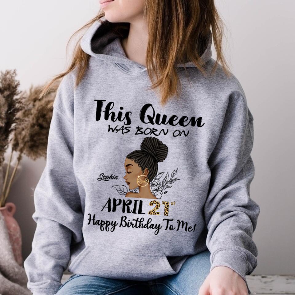 April Birthday Shirt, Custom Birthday Shirt, Queens Born In April, April Birthday Gifts, April shirts for Woman