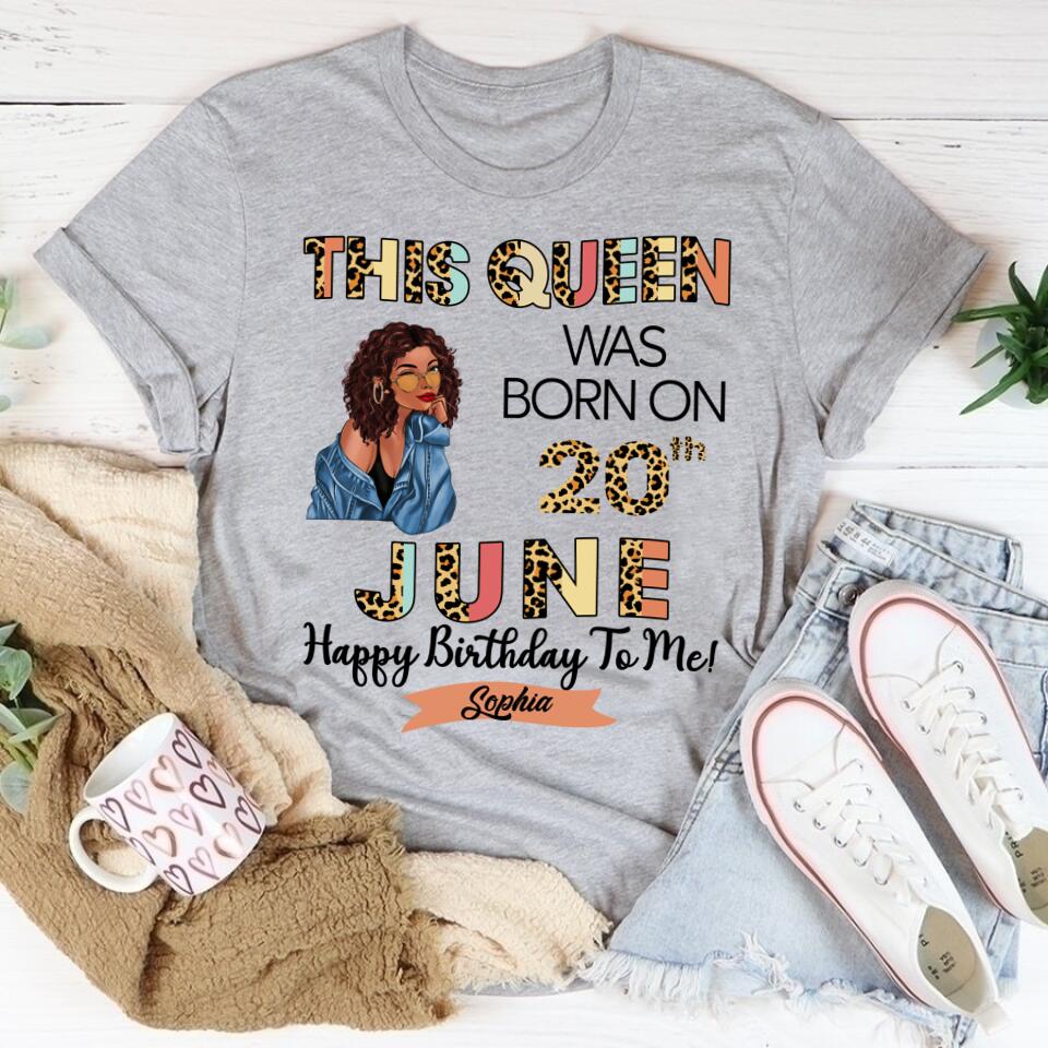 June Birthday Shirt, Custom Birthday Shirt, Queens Born In June, June Birthday Gifts, June shirts for Woman