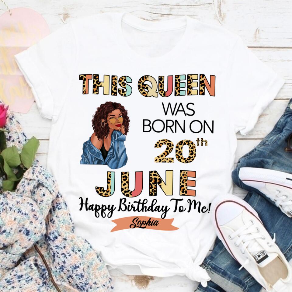 June Birthday Shirt, Custom Birthday Shirt, Queens Born In June, June Birthday Gifts, June shirts for Woman