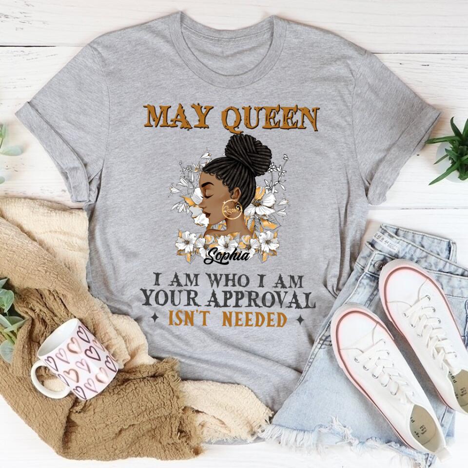 May Birthday Shirt, Custom Birthday Shirt, Queens Born In May, May Birthday Gifts, May shirts for Woman