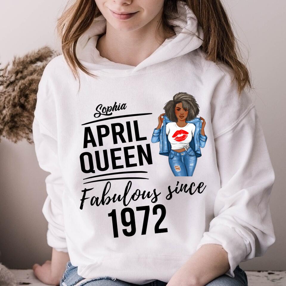 April Birthday Shirt, Custom Birthday Shirt, Queens Born In April, April Birthday Gifts, April shirts for Woman