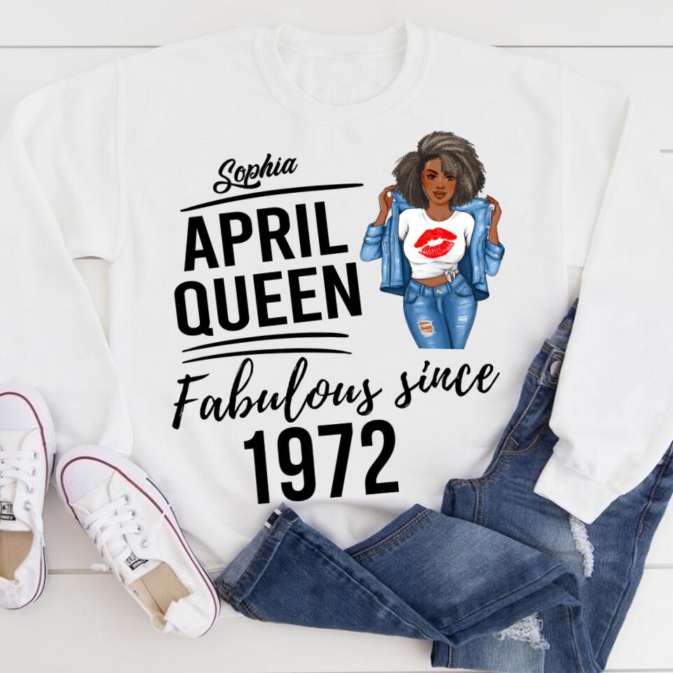 April Birthday Shirt, Custom Birthday Shirt, Queens Born In April, April Birthday Gifts, April shirts for Woman