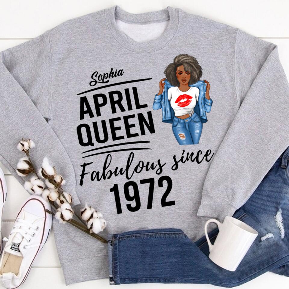 April Birthday Shirt, Custom Birthday Shirt, Queens Born In April, April Birthday Gifts, April shirts for Woman