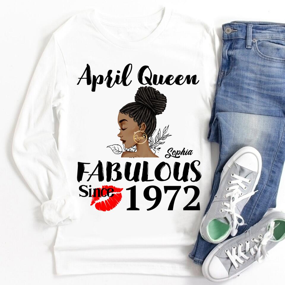 April Birthday Shirt, Custom Birthday Shirt, Queens Born In April, April Birthday Gifts, April shirts for Woman