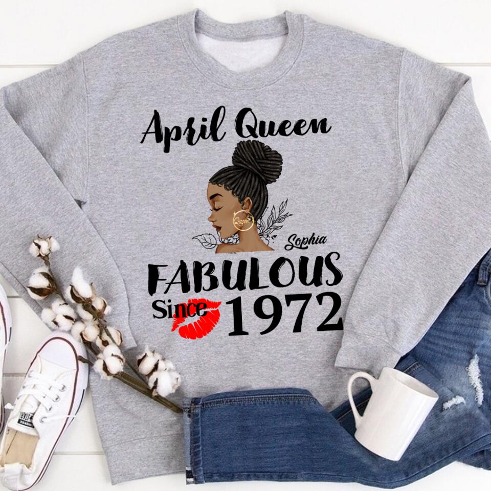 April Birthday Shirt, Custom Birthday Shirt, Queens Born In April, April Birthday Gifts, April shirts for Woman