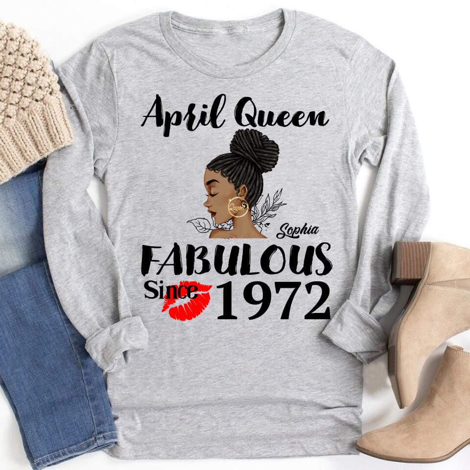 April Birthday Shirt, Custom Birthday Shirt, Queens Born In April, April Birthday Gifts, April shirts for Woman