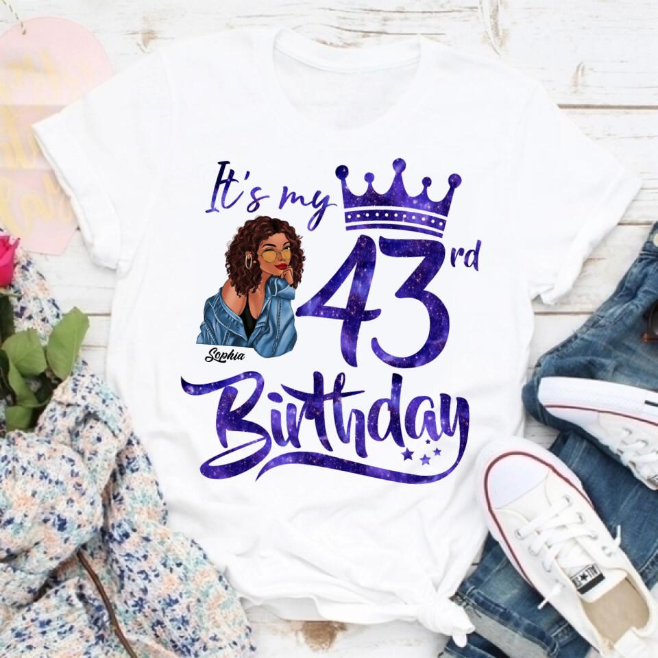 43th Birthday Shirts, Custom Birthday Shirts, Turning 43 Shirt, Gifts For Women Turning 43, 43 And Fabulous Shirt, 1979 Shirt, 43th Birthday Shirts For Her, It&#39;s My 43 Birthday