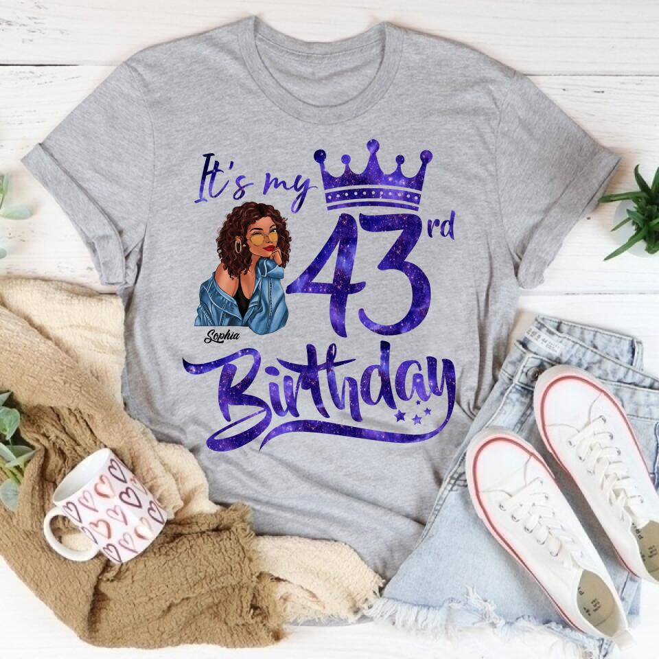 43th Birthday Shirts, Custom Birthday Shirts, Turning 43 Shirt, Gifts For Women Turning 43, 43 And Fabulous Shirt, 1979 Shirt, 43th Birthday Shirts For Her, It&#39;s My 43 Birthday