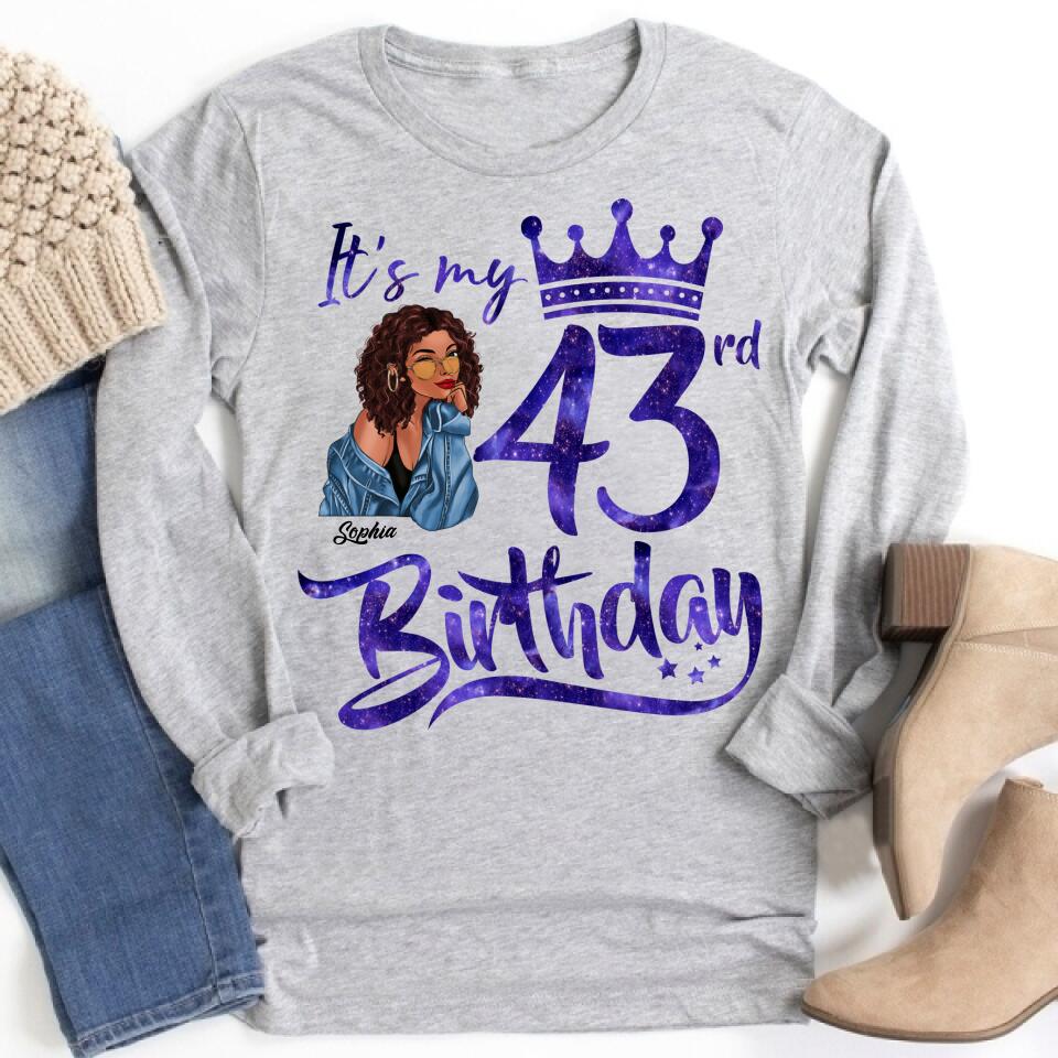 43th Birthday Shirts, Custom Birthday Shirts, Turning 43 Shirt, Gifts For Women Turning 43, 43 And Fabulous Shirt, 1979 Shirt, 43th Birthday Shirts For Her, It&#39;s My 43 Birthday