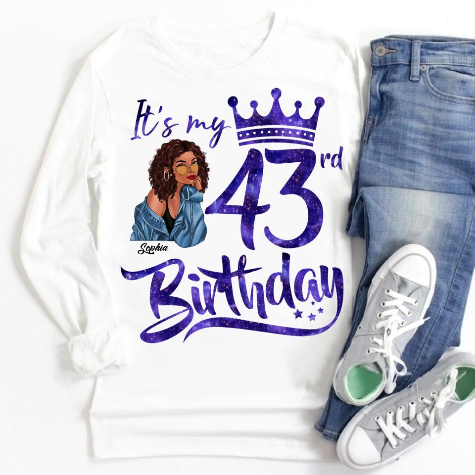 43th Birthday Shirts, Custom Birthday Shirts, Turning 43 Shirt, Gifts For Women Turning 43, 43 And Fabulous Shirt, 1979 Shirt, 43th Birthday Shirts For Her, It&#39;s My 43 Birthday