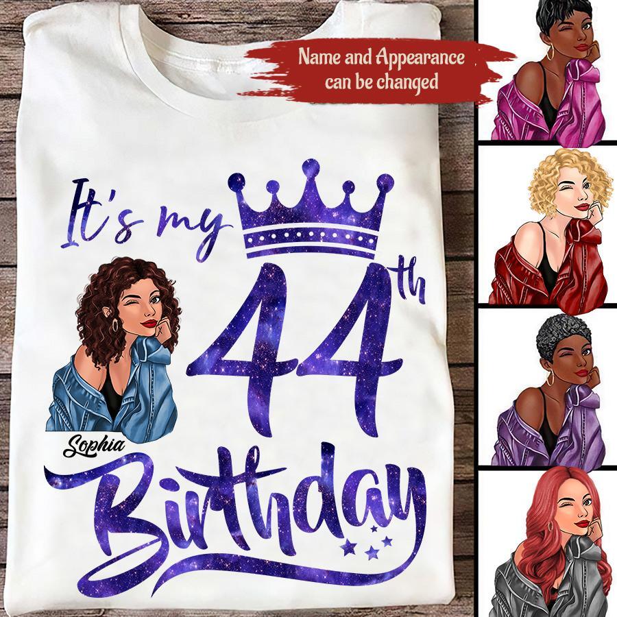 44th Birthday Shirts, Custom Birthday Shirts, Turning 44 Shirt, Gifts For Women Turning 44, 44 And Fabulous Shirt, 1978 Shirt, 44th Birthday Shirts For Her, It's My 44 Birthday - HCT